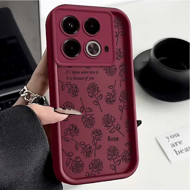 Note40 Full of Roses Sky Eye Ladder Phone Case For Infinix Note 40Pro 30 30Pro 30VIP 12 12Pro Smart 8 7 6 Zero 30  Cover