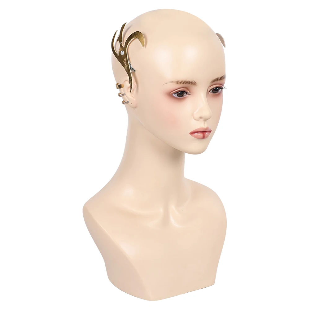 مجموعة الفتيات تأثيري دبابيس الشعر دبابيس الأذن أقراط الشيطان المعبود الكرتون التلفزيون الصيادين لعب الأدوار أغطية الرأس هالوين زي الملحقات #5