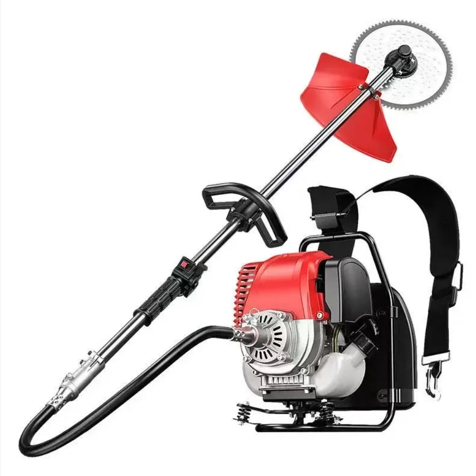 Petrol Grass Trimmer Durable Brush Cutter 43cc 4 Stroke Brush Cutter Power String Trimmer Grass Cutting Machine