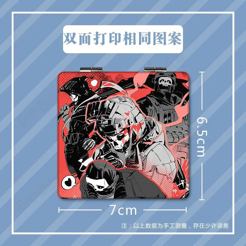 Game Call of Duty Series Folding Makeup Mirror Cartoon Kawaii Character Creativity Double-sided Printing Portable Mini Mirror - view 5
