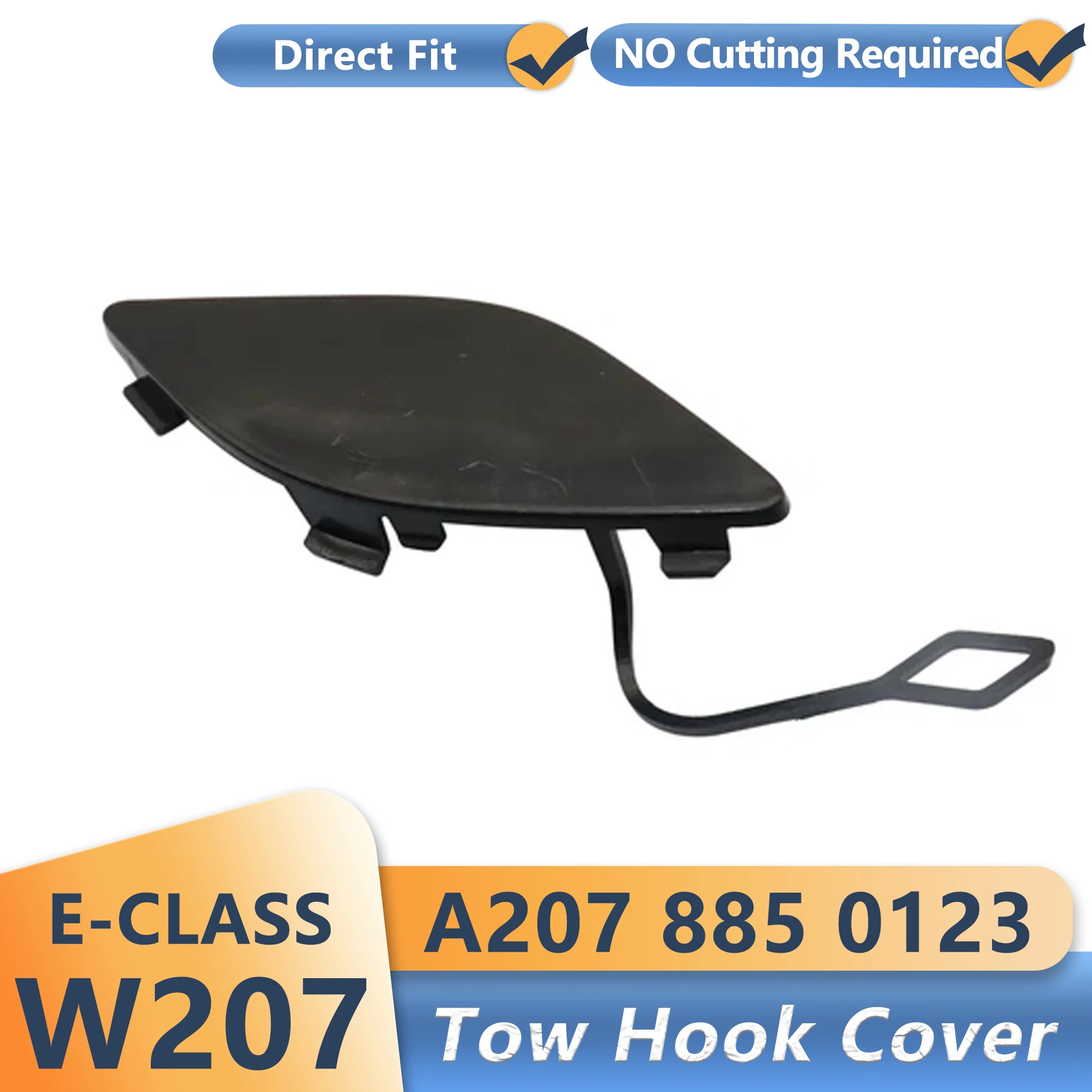 A2078850123 Front Bumper Trailer Cover For Mercedes E Class W207 E200 E250 E260 E300 E350 2009 2010 2011 2012