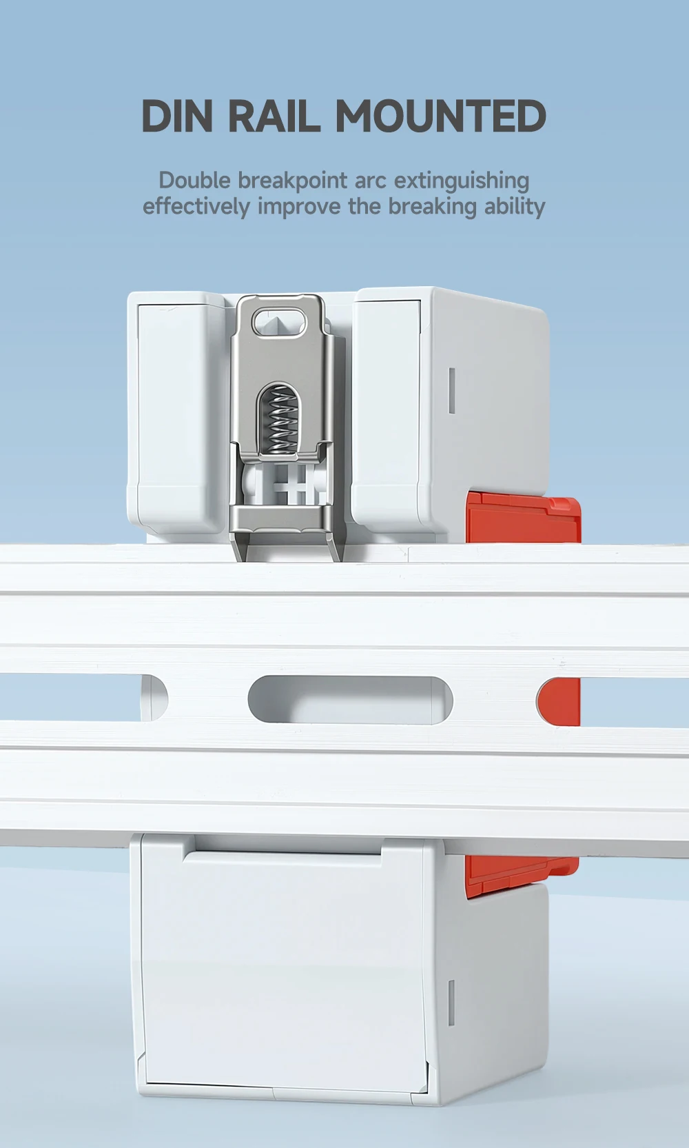 PELEYON 1 Stück DC 500/600V 10KA~20KA SPD DC 800/1000V 20KA~40KA Roter Überspannungsschutz für Häuser, Niederspannungs-Ableitergerät – Detail 5