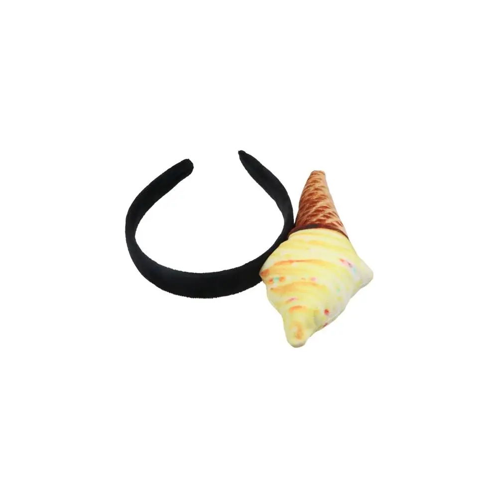 面白いイチゴ模擬食品ヘアフープ骨野菜ホットドッグヘッドバンドチキンウィングパン子供