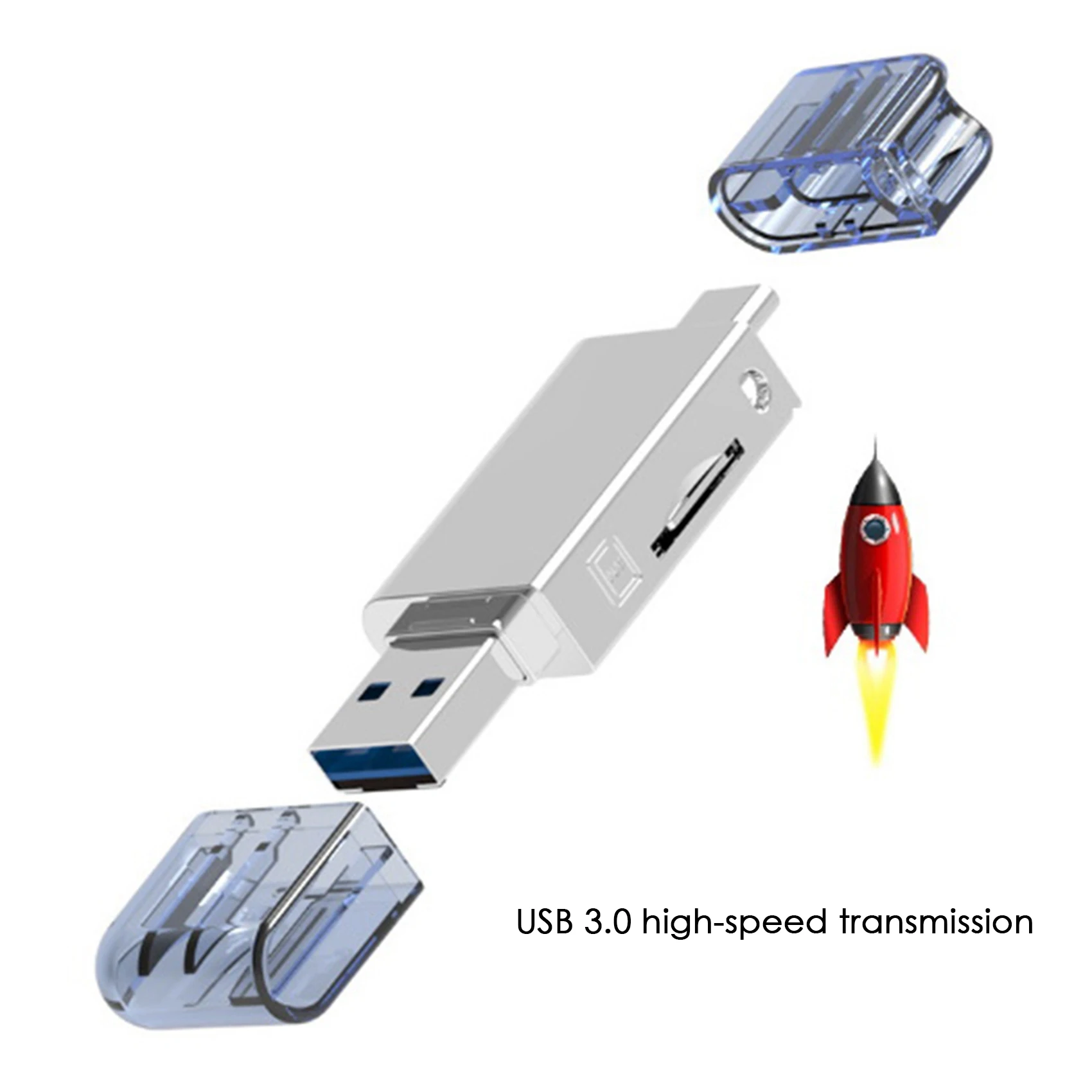 USB 3.0 kaartlezer NM-kaartlezer TF-geheugenkaartlezer Type-C mobiele computer Universele multifunctionele kaart