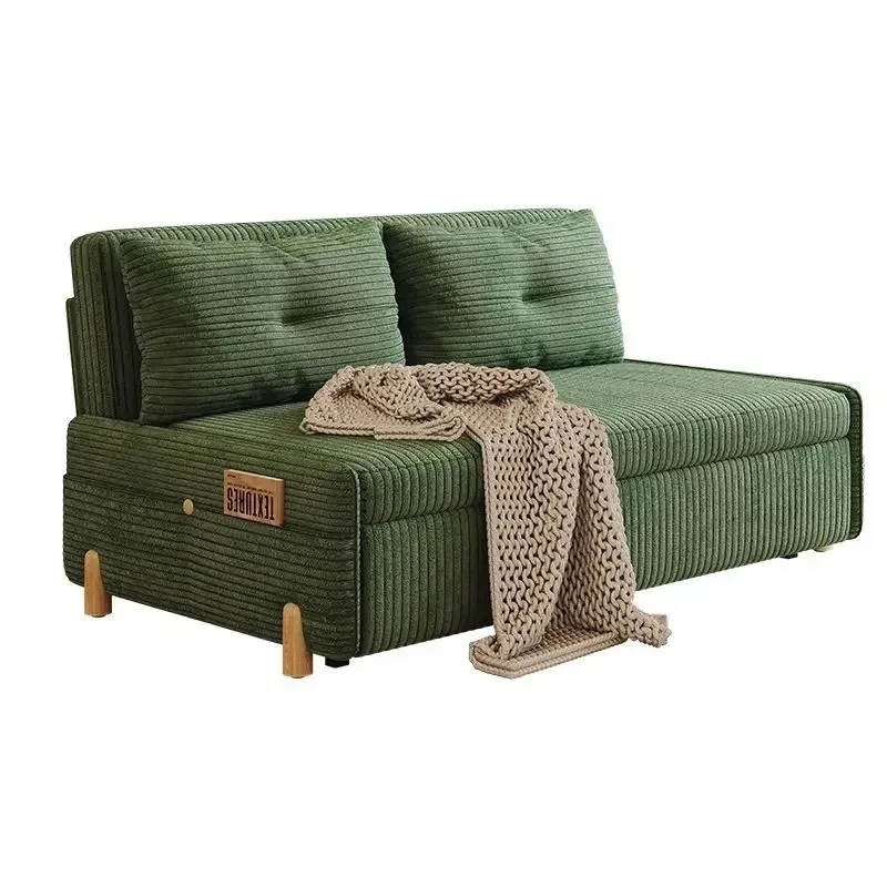 Sofa bed foldable bed latex sitting and lying multi-functional retractable living room small apartment sofa dual-use