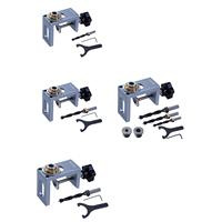 Self Centering Dowel Jig Set Pocket Hole Jig Kit DIY Accessories Practical Wood Dowel Jig Puncher Locators Drill Guide Jig