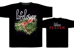 Lifelover BAND Pulver 2 sides black T-shirt short sleeve All sizes 1F598