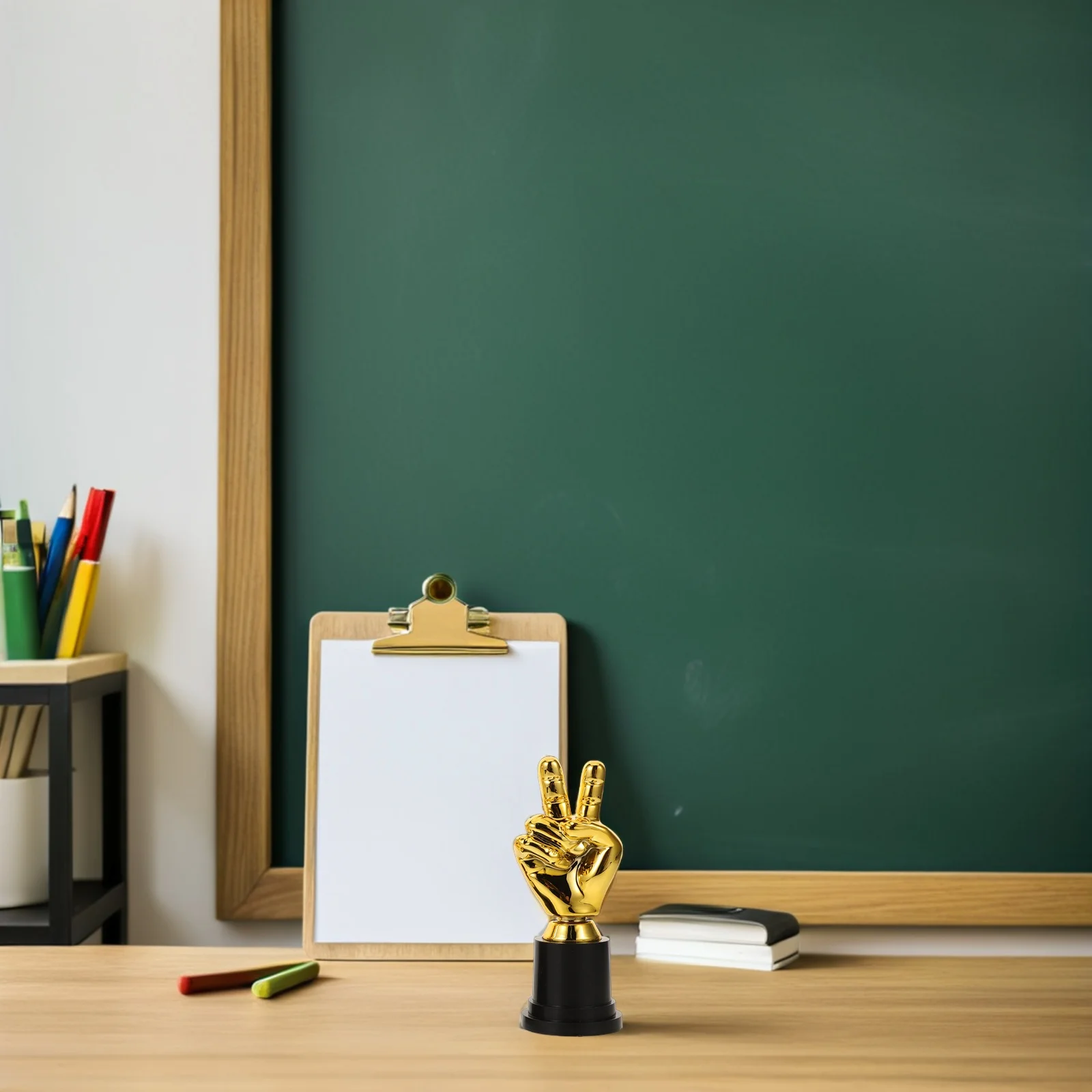 

4Pcs Sports Trophy Award Finger Gesture Durable Cup for School Competitions Basketball Football Team Building Events