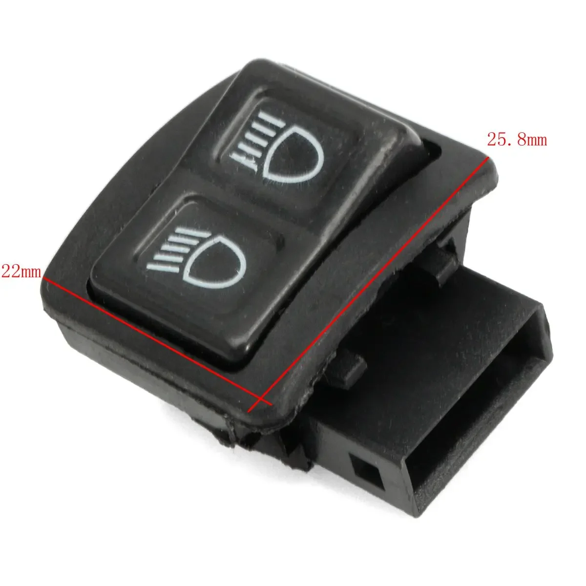 6pcs For Moped Scooter Gy6 50cc 125cc 150cc Motorcycle Button Switches Head Light Horn Dimmer Turn Singal Starter