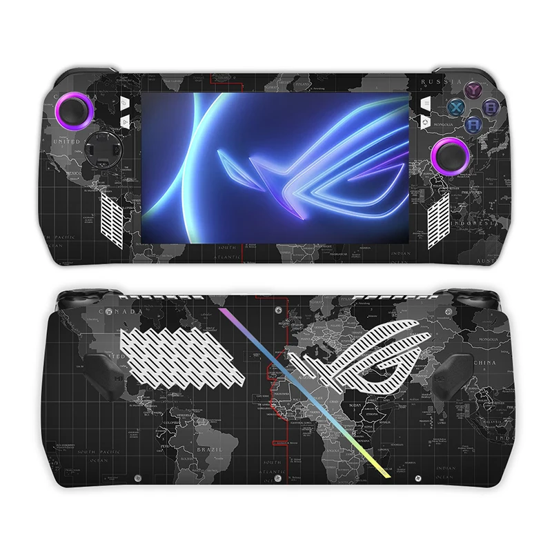 For Asus Rog Ally Console Case Stickers Cover Full Set Protective Skin Decal for Rog Ally Handheld Gaming Protector Accessories