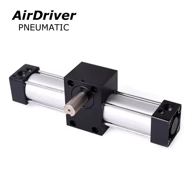 High Torque Pneumatic Rotary Cylinder QGK Series Angle Cylinder with Heavy Duty Torque 0~360° Adjustable Angle Actuator