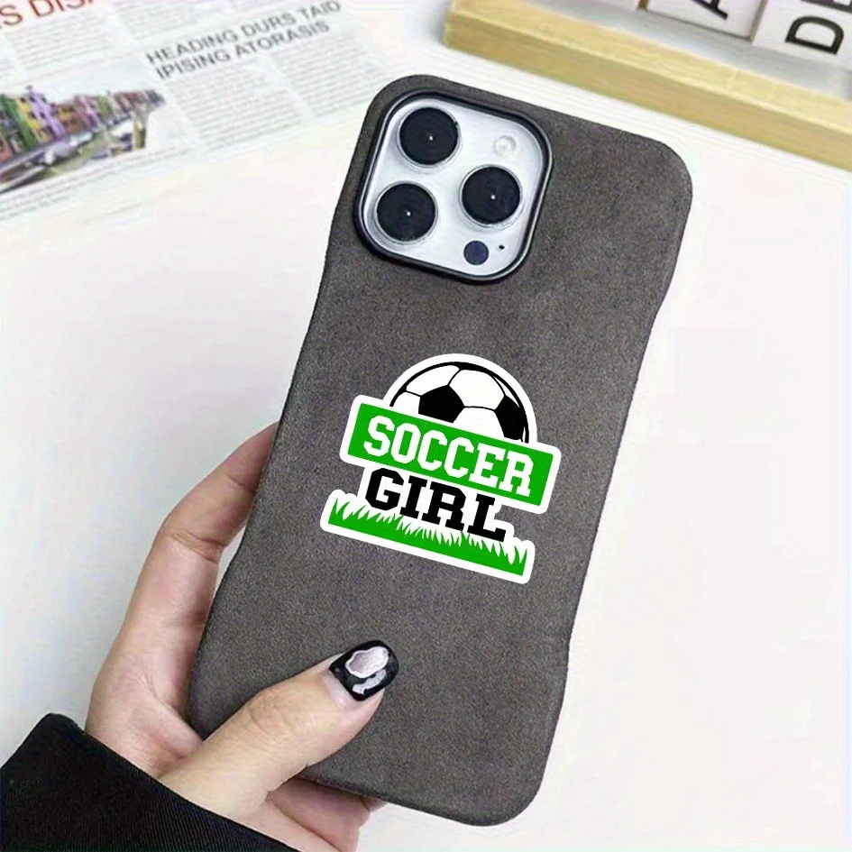 3 ชิ้น/เซ็ตสติกเกอร์ธีมฟุตบอลสุดเท่ห์ “สาวนักฟุตบอล” เหมาะสำหรับแล็ปท็อป ขวดน้ำ สเก็ตบอร์ด เคสโทรศัพท์ และกระเป๋าเดินทาง