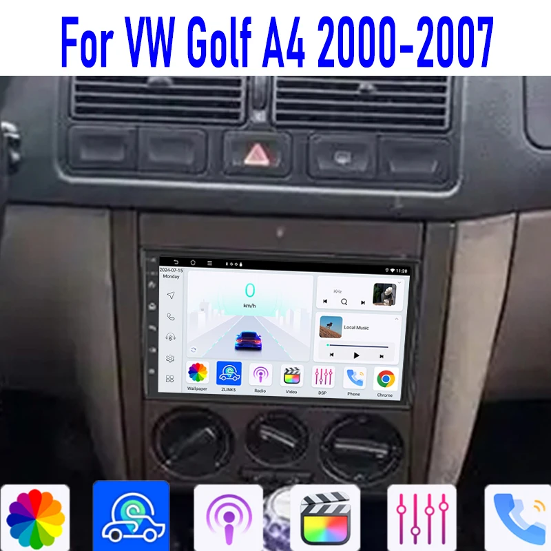 Gps 7" For Vw Golf …