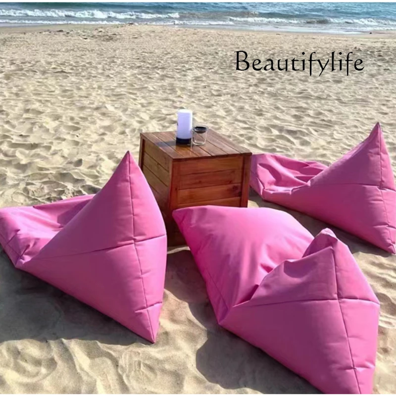 

NICE Huge Waterproof Seats Sofas Outdoor Yellow Lounge Adults Single Sleeper Bean Bag Puffs Floor Big Divano Da Soggiorn