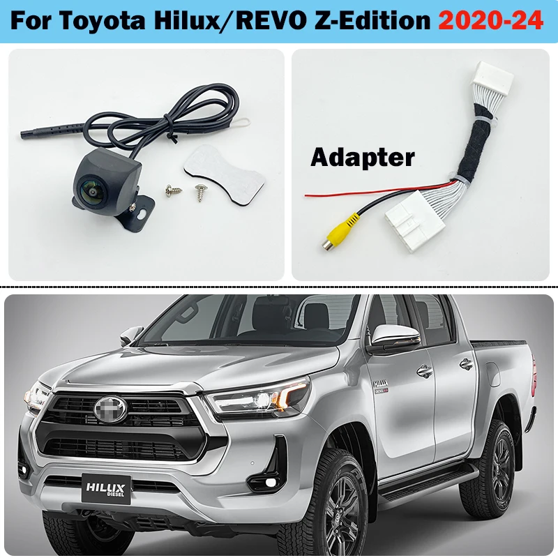 Car Rear View Reversing Camera For Toyota Hilux REVO Z-Edition 2020 2021 2022 2023 2024 Factory Screen accessories
