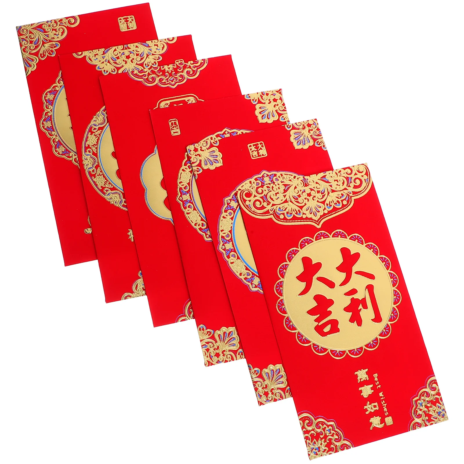 

36Pcs Red Envelopes for Chinese New Year Lucky Money Envelopes Traditional Cash Packets Vibrant Design Ideal for Year of The