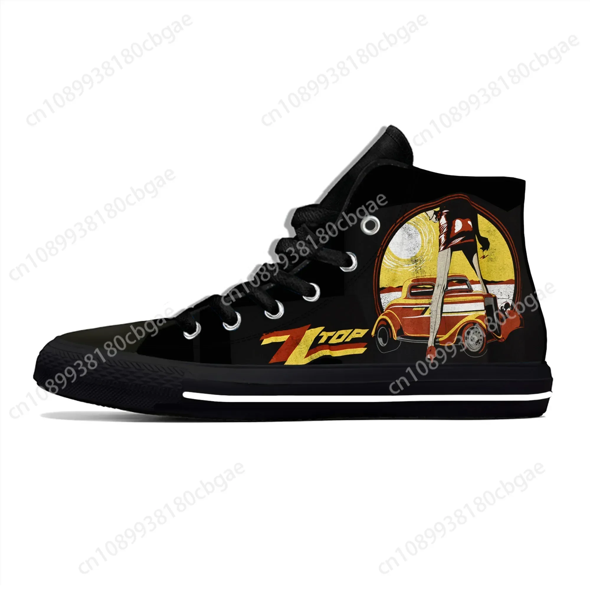 

Zz Top Vintage Legs High Top Sneakers Mens Womens Teenager Casual Shoes Canvas Running Shoe 3D Print Breathable Lightweight shoe