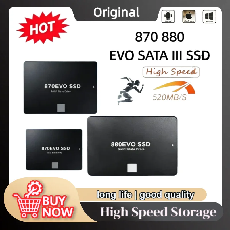 【brand-】disque-ssd-interne-original-870-880-evo-haute-vitesse-500-go-sata3-25-pouces-pour-ordinateur-portable-ordinateur-de-bureau-et-micro-ordinateur