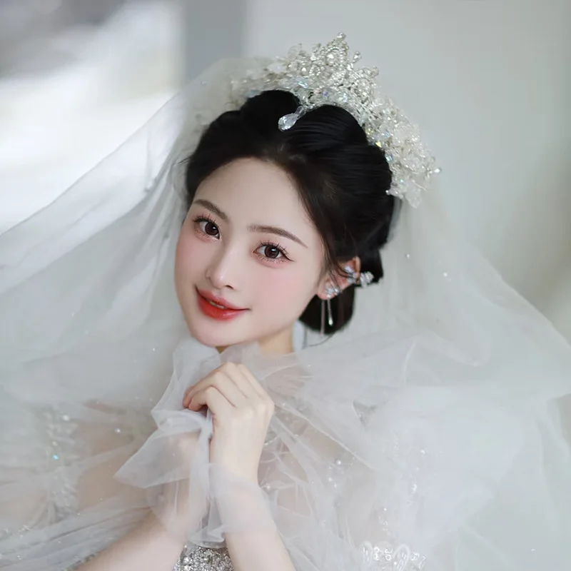 Nouvelle couronne coiffure robe de mariée mariée Baroque atmosphère couronne cheveux accessoires principales robe de mariée accessoires