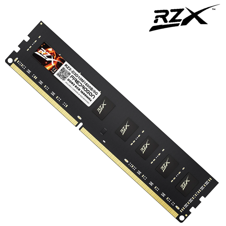 4枚セット！！DDR3 8GB メモリ 240ピン 1333MHz！！ RZX DDR3メモリ 8GB 4GB 1.5V 240ピン 1600MHz PC3 Udimm DIMM