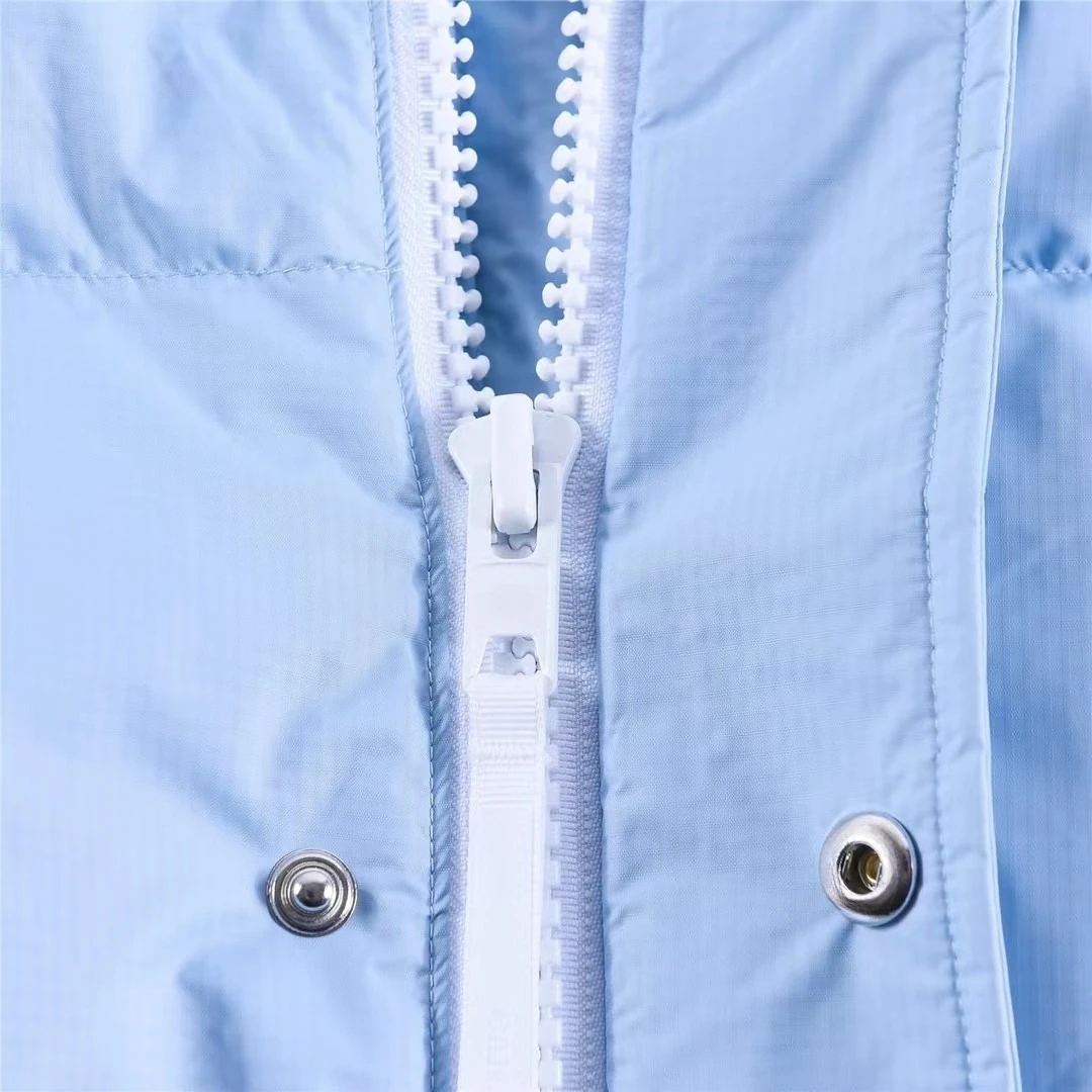 الفاخرة مصمم القطن جاكيت بلا إكمام جودة عالية الخريف والشتاء العلامة التجارية العصرية الذكور اليومية عادية أسفل سترة 2025