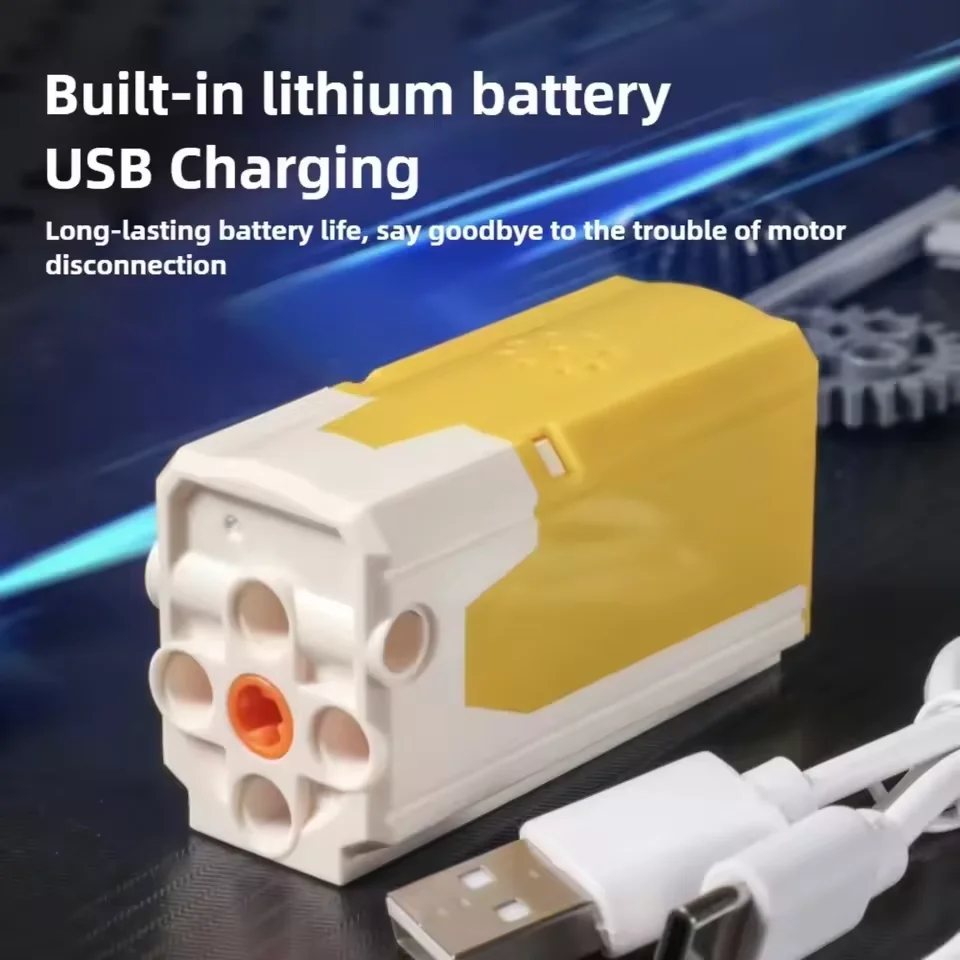 Rechargeable M L Motor Building Blocks Dynamic Power Kit Lithium Battery APP Control Assembly System Model Components