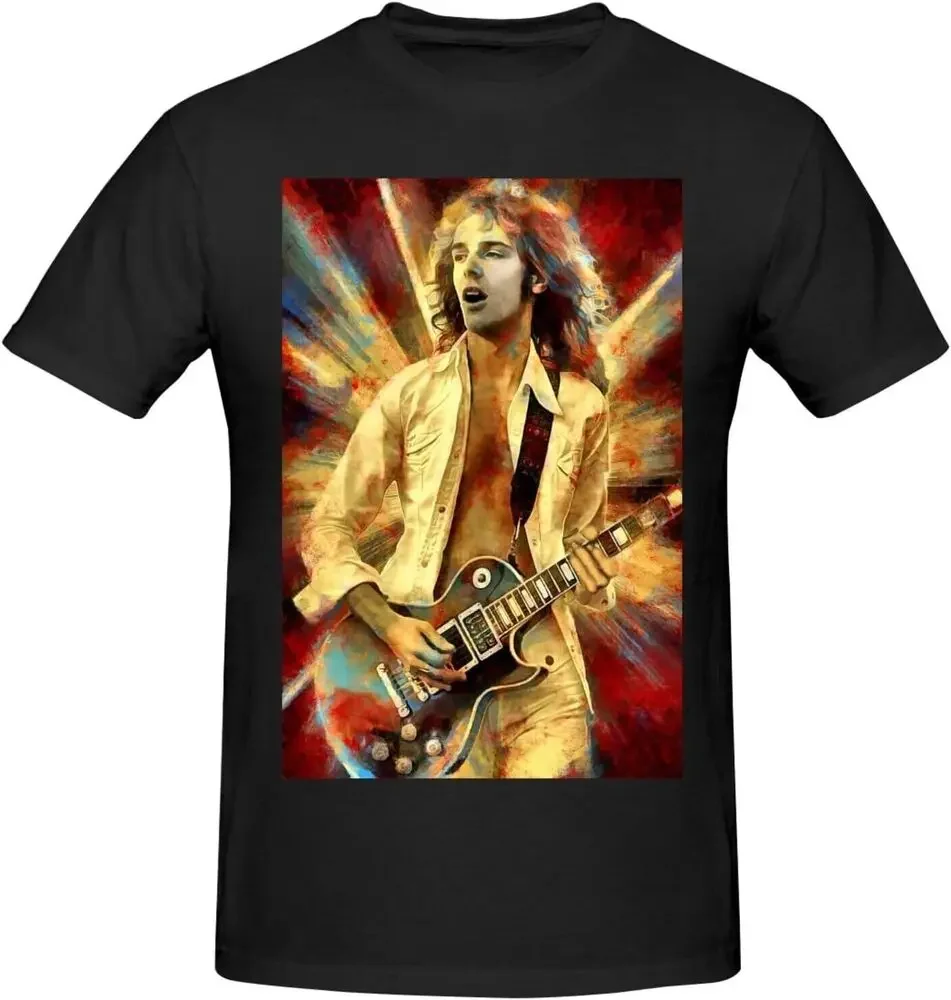 Peter Music Frampton Men's T-Shirt Short Sleeve Crewneck Shirts Tees ShirtsHigh Quality 100%Cotton Short Sleeve