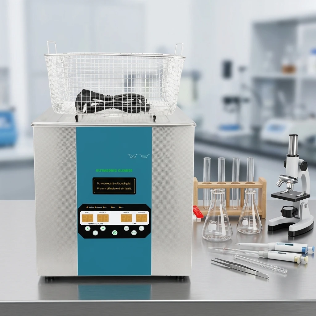 20LDigital Ultrasonic Bath Cleaner 40/80/120KHz Multi Frequency DesktopUltrasonic Cleaning Machine For Laboratory PrecisionParts