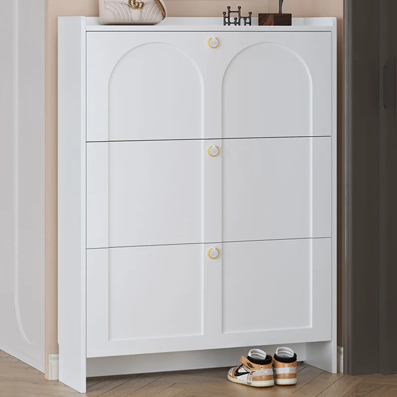 Shoemakers White Shoe-shelf Organization Cupboards Organizer Living Room Cabinet Cabinets Shoerack Rack Armoire Home Furniture image 2