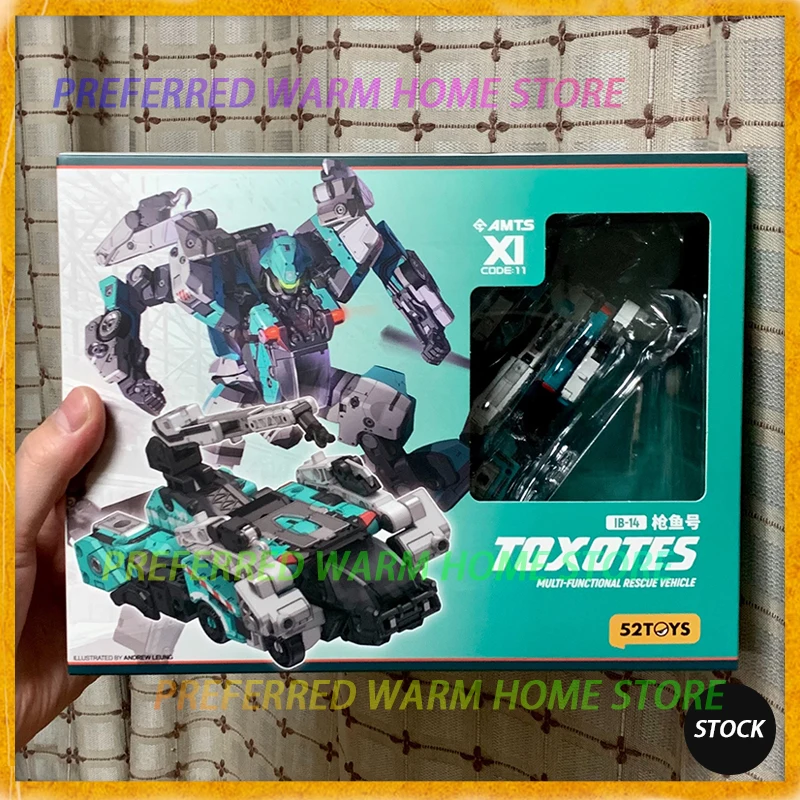 

In Stock 52TOYS BEASTBOX IB-14 TOXOTES Robot MULTI-FUNCTIONAL RESCUE VEHICLE Deformation Model Toys Cube Deformed Beast