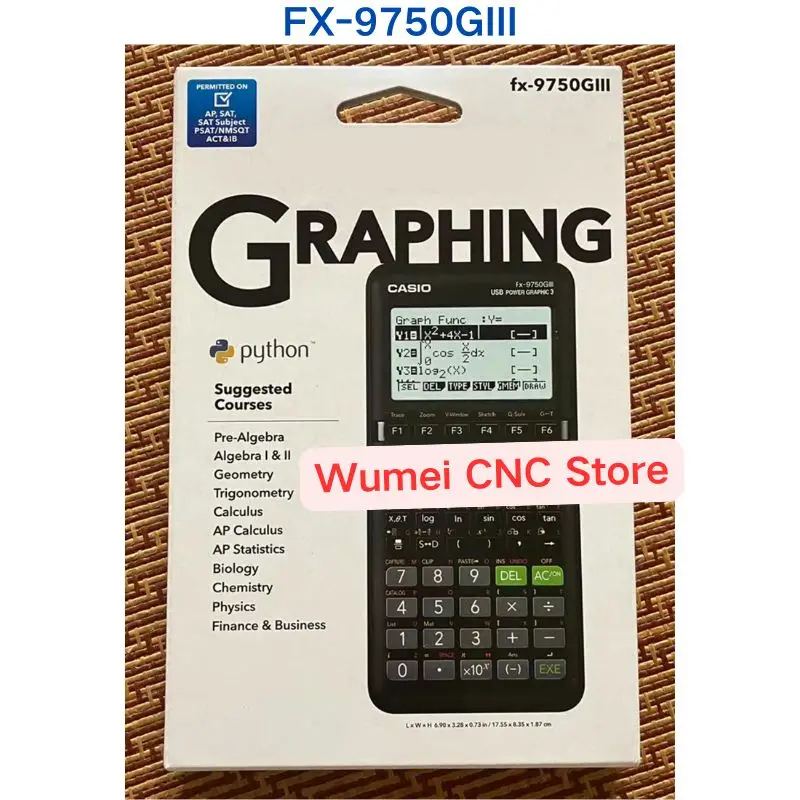 Original FX-9750GIII graphing calculator supports Python programming SAT/AP We will not send the battery to you together