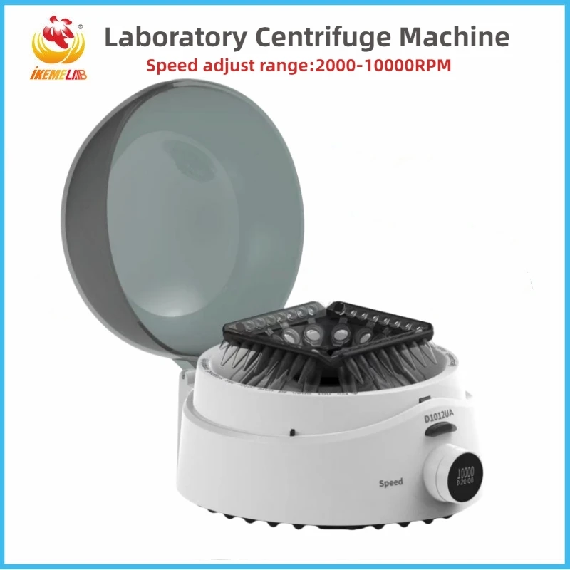 IKEME Micro Mini Centrifuge 10000rpm 0.2ml 1.5ml 2ml PCR Centrifugeuse Laboratory High Speed Centrifuge Machine