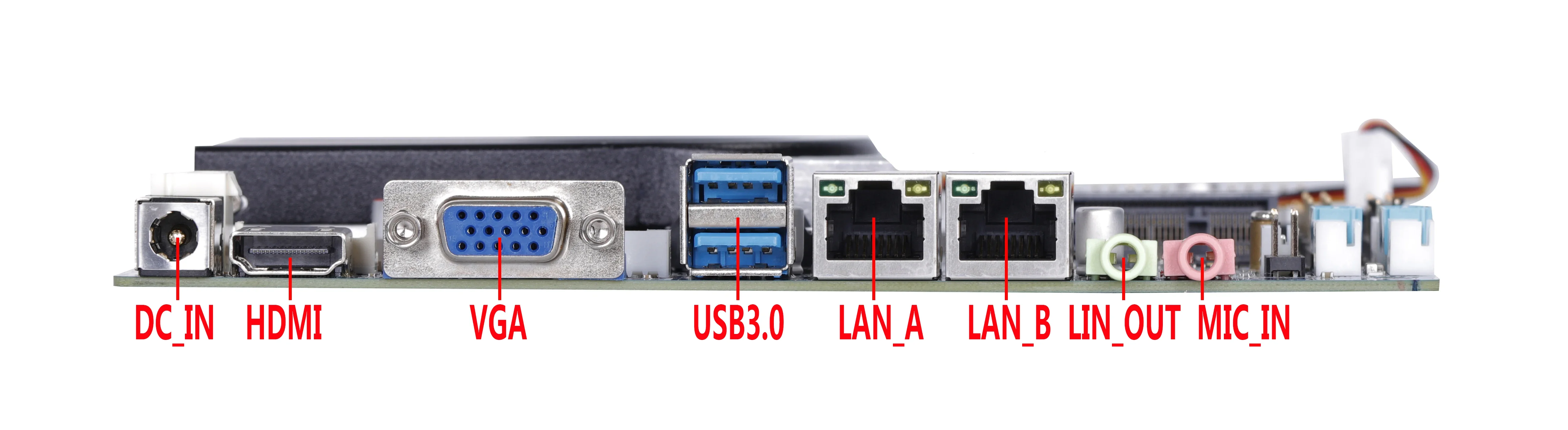 QM9360 Mini ITX Motherboard mit I5 5200U CPU 6COM Ports 4k für Automatisierungssteuerung
