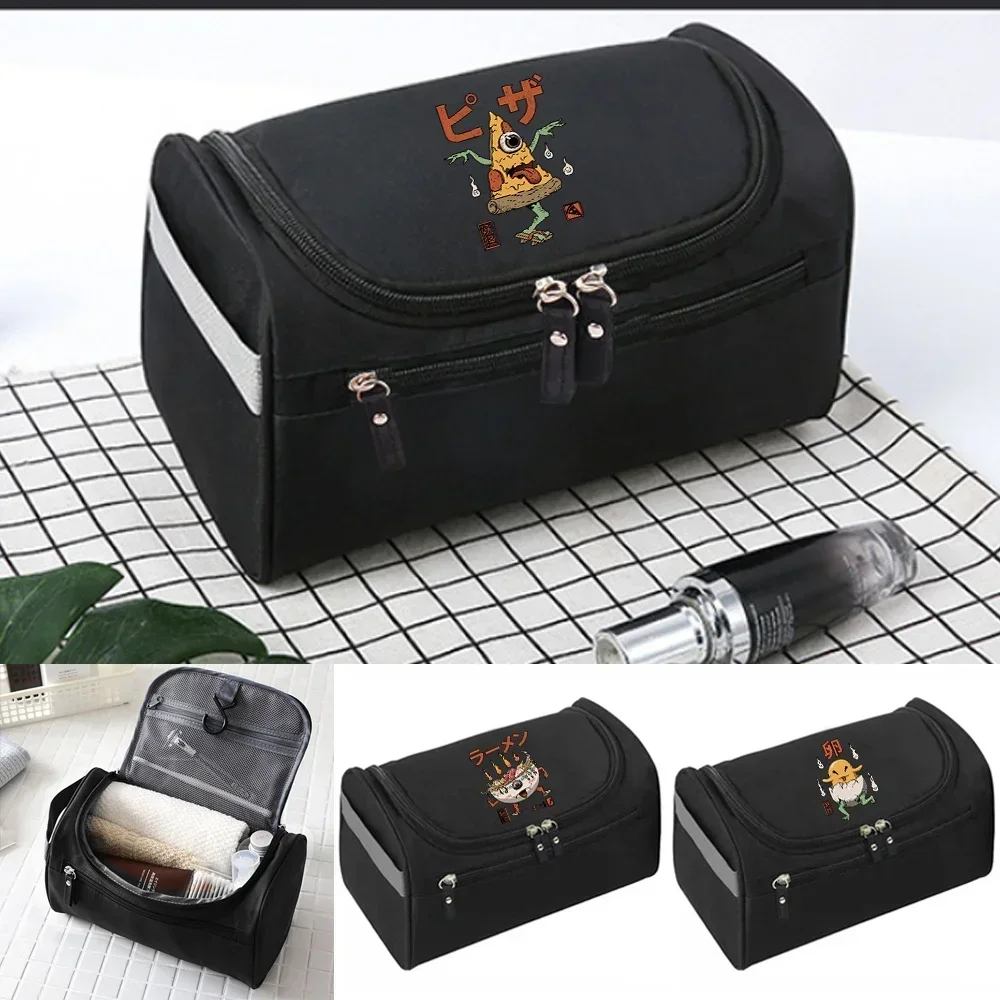 

Cosmetic Bag for Makeup Organizer Case Cute Monster Print Series MakeUp Handbag Wash Bags Functional Hanging Cosmetic Bags