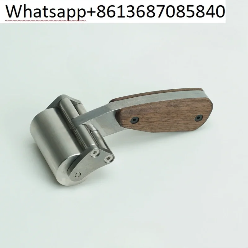 

Stainless steel heavy-duty drum, leather adhesive pressing roller, handmade leather goods roller