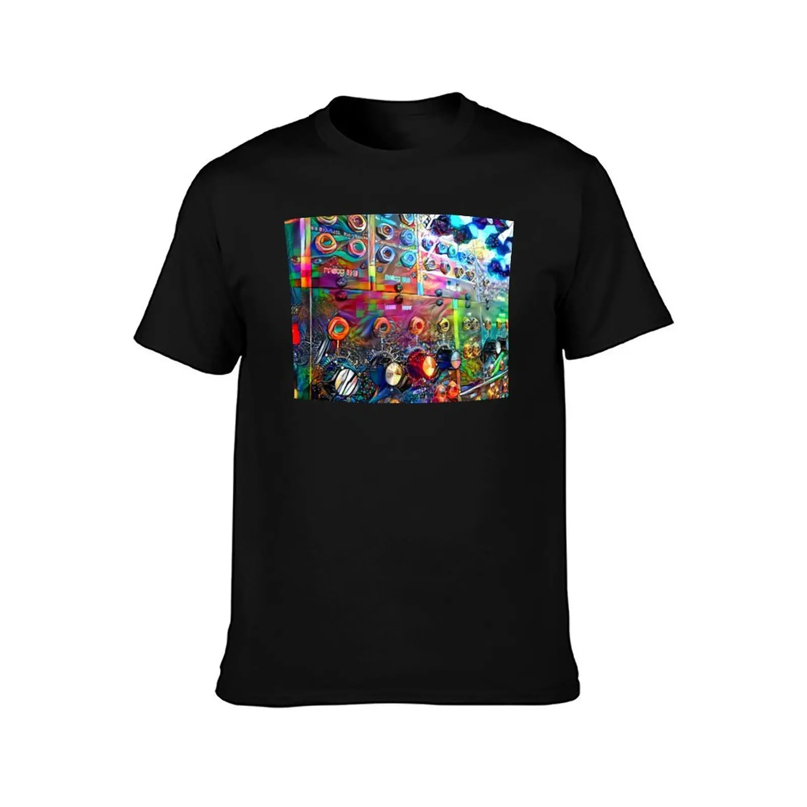 Synthesizer Module - Disco, Synthpop, 70's and 80's Music Engine T-Shirt Sun Block Outdoor T-Shirt