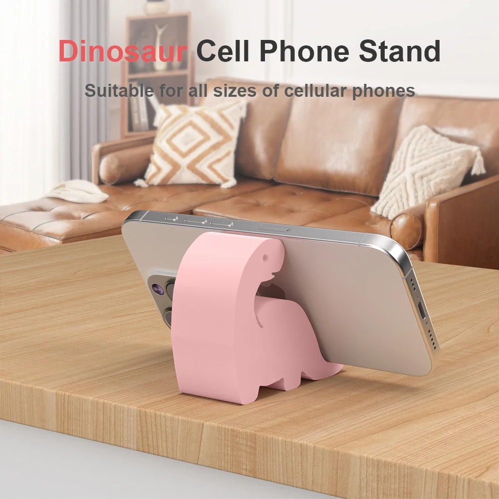 

Симпатичная подставка для телефона в виде динозавра из пластика, прочная и нелегко сломать. Подходит для столов, компьютерных столов и т. д.