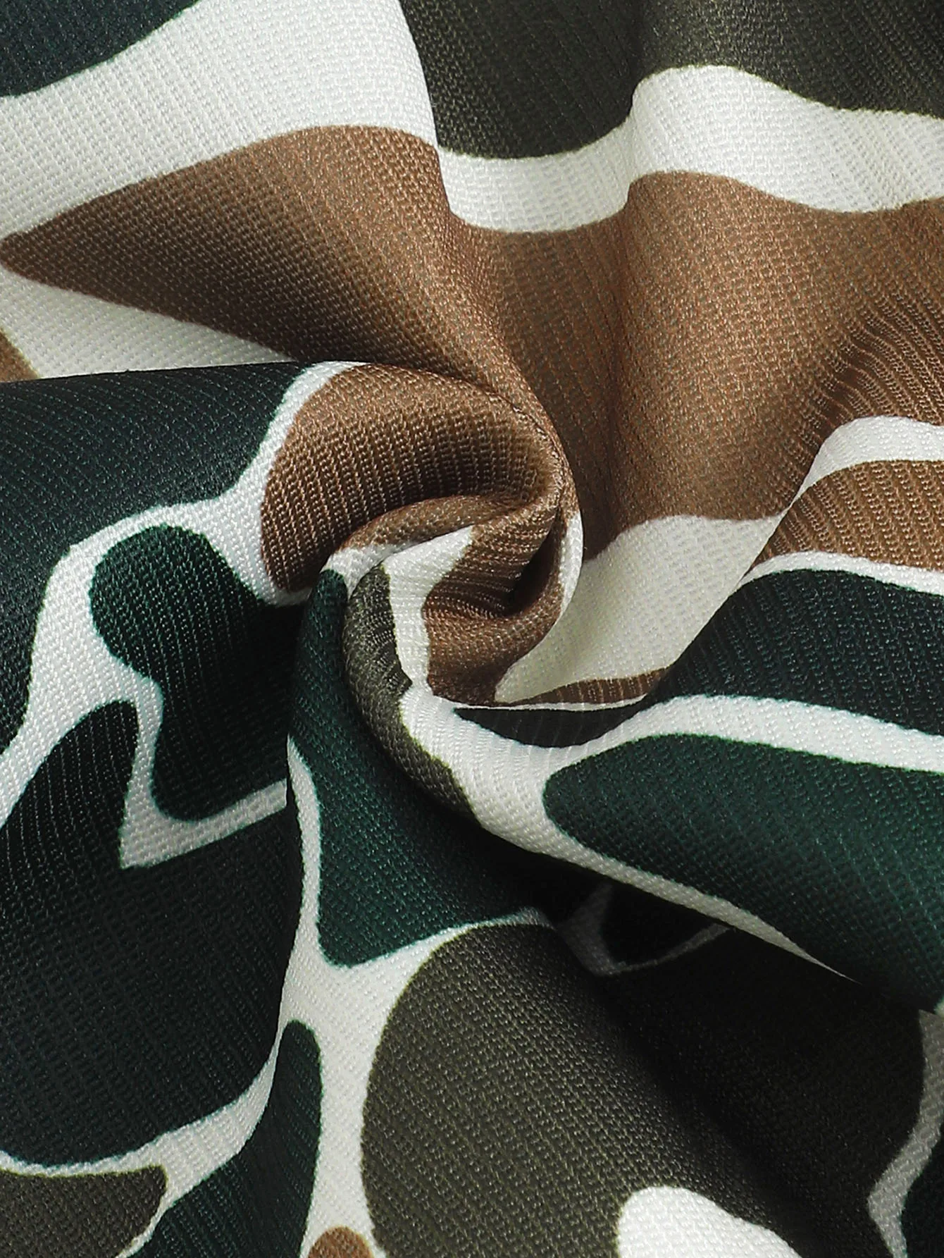 Baby Mädchen Camouflage Gemusterte Rüschen Trim Latzhose Kinder Mode Militär Druck Denim Hosen für Kleinkinder – Detail 6