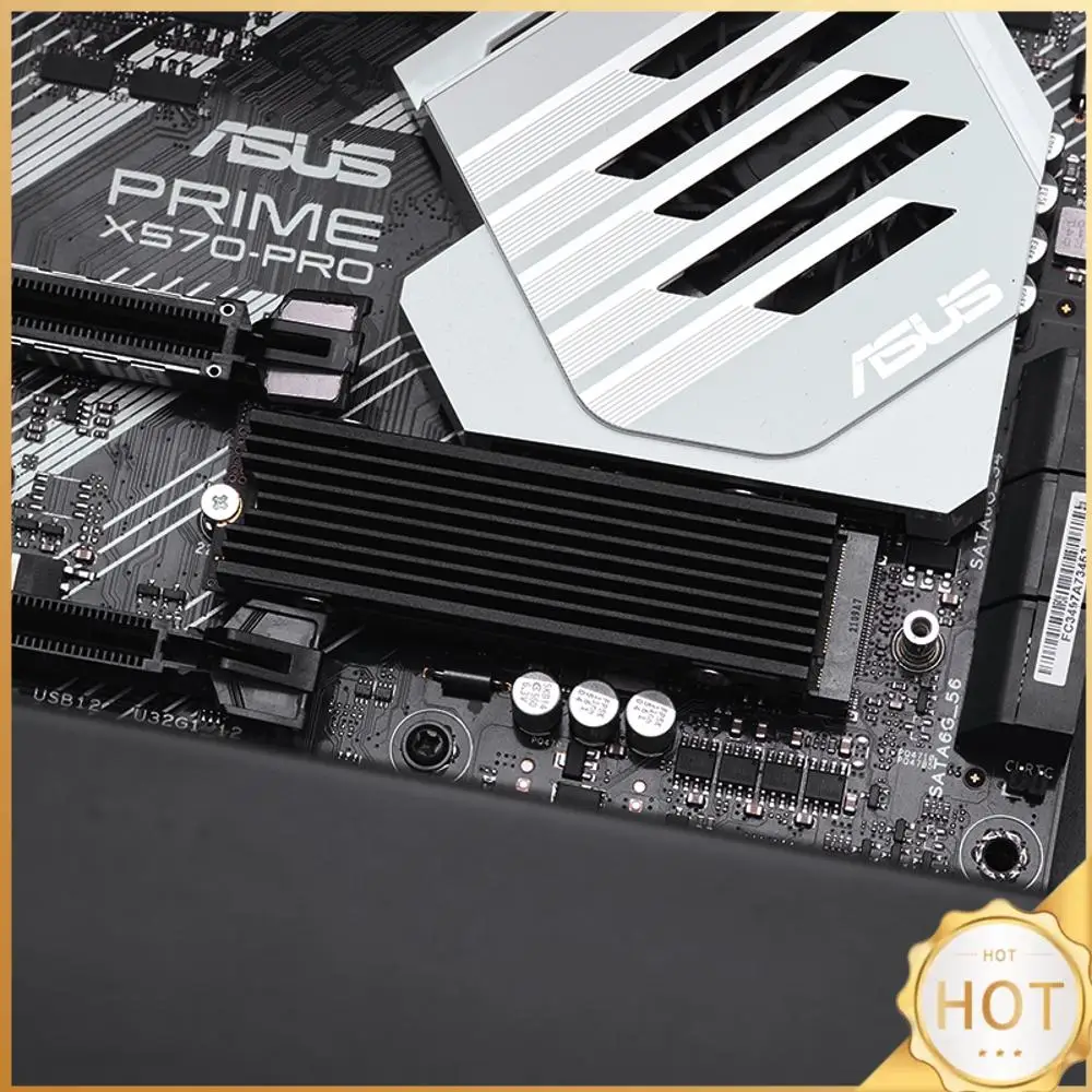 

M.2 2280 SSD Cooler Radiator NVME NGFF SSD Cooling Heat Sink Heat-resistance with Thermal Silicone Pad for PS5 Game Console