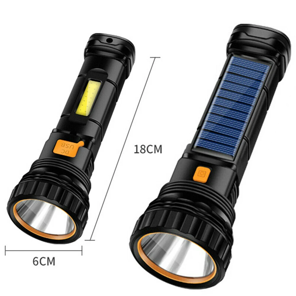 Фонарик с солнечной батареей