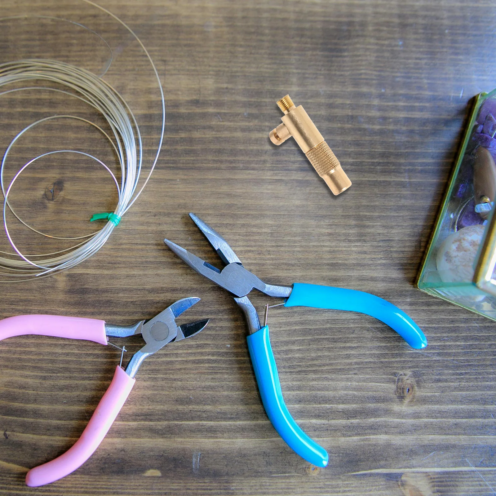 

Tire Inflator Nozzle Adapter Stainless Steel Copper Quick Connect For Car Motorcycle Bicycle Truck Air Compressor Repair Tool