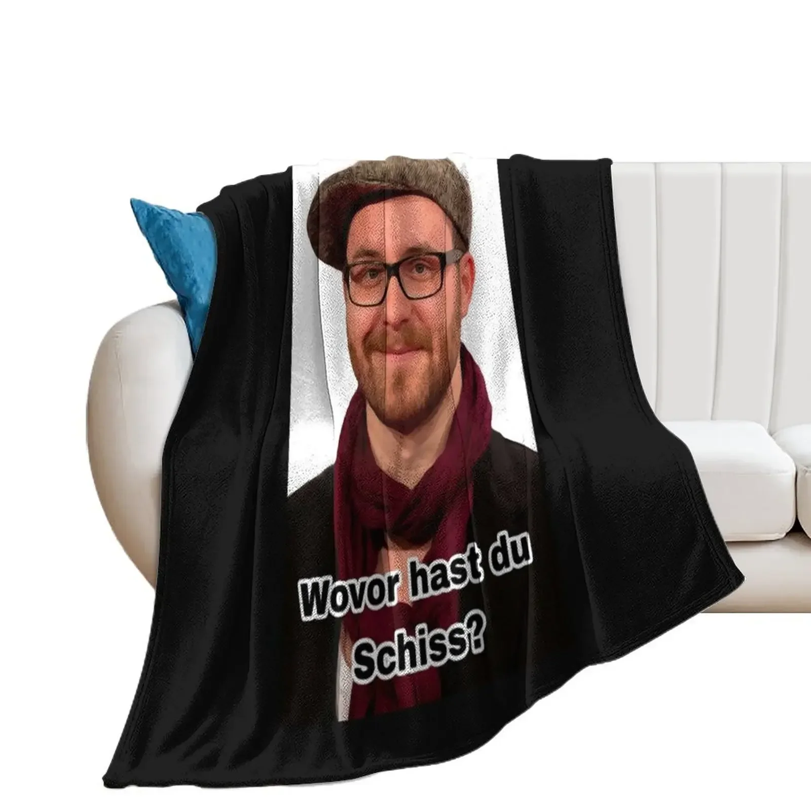 Mark Forster What are you scared of Meme Throw Blanket blankets and throws Cute Plaid For Baby Blankets