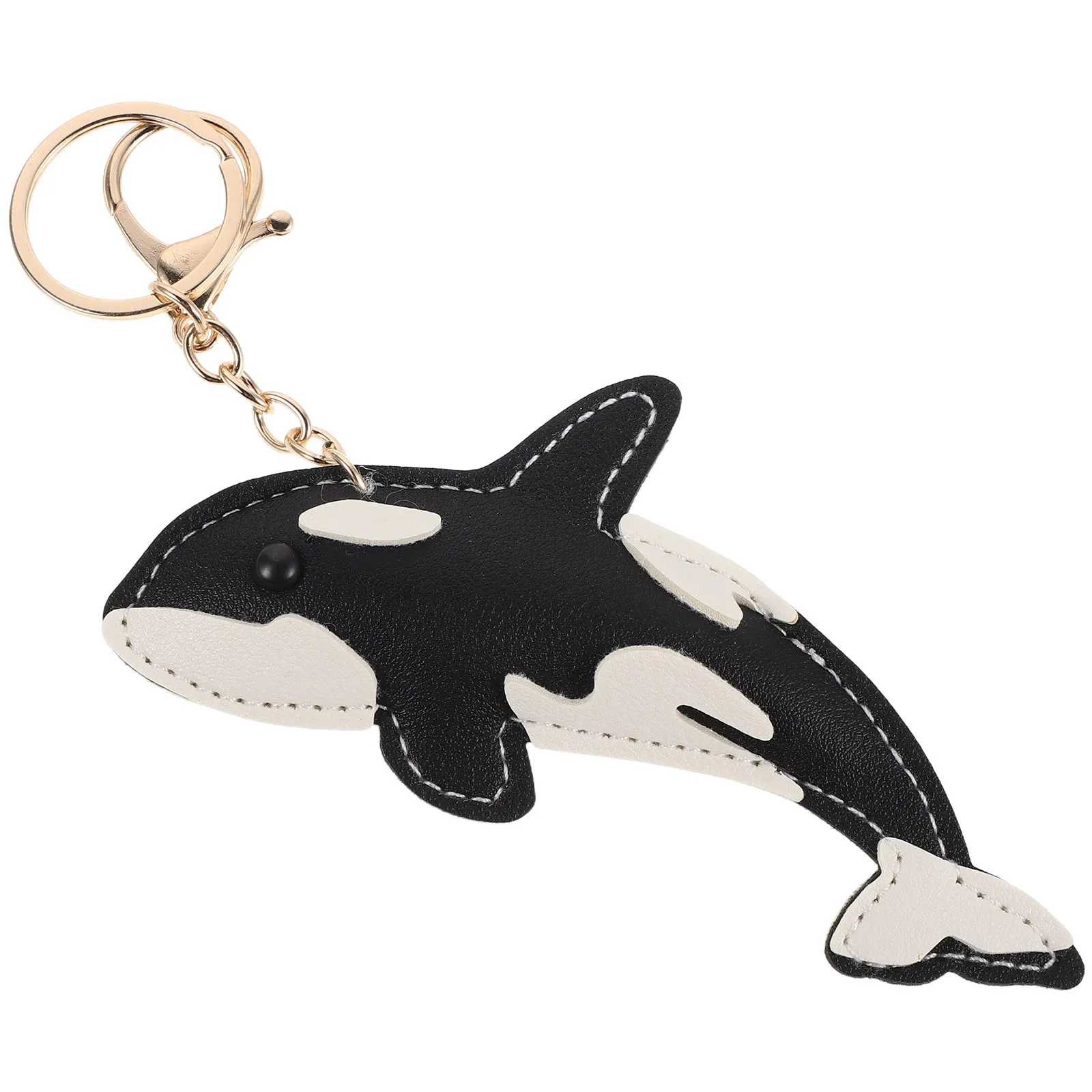 Whale Keychain Ocean Animal Keychain Soft PU Material Versatile Compatibility for Backpacks Handbags Luggage Cartoon Bag Charm