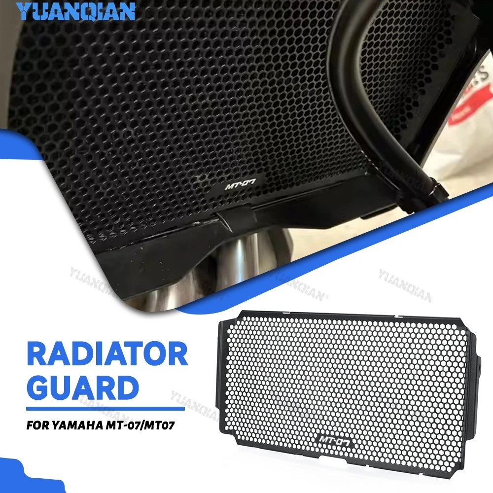 

Radiator Guard For Yamaha MT-07 MT07 MT 07 Y-AMT 2025 2026 2027 Motorcycle Accessories CNC Radiator Grille Guard Protector Cover