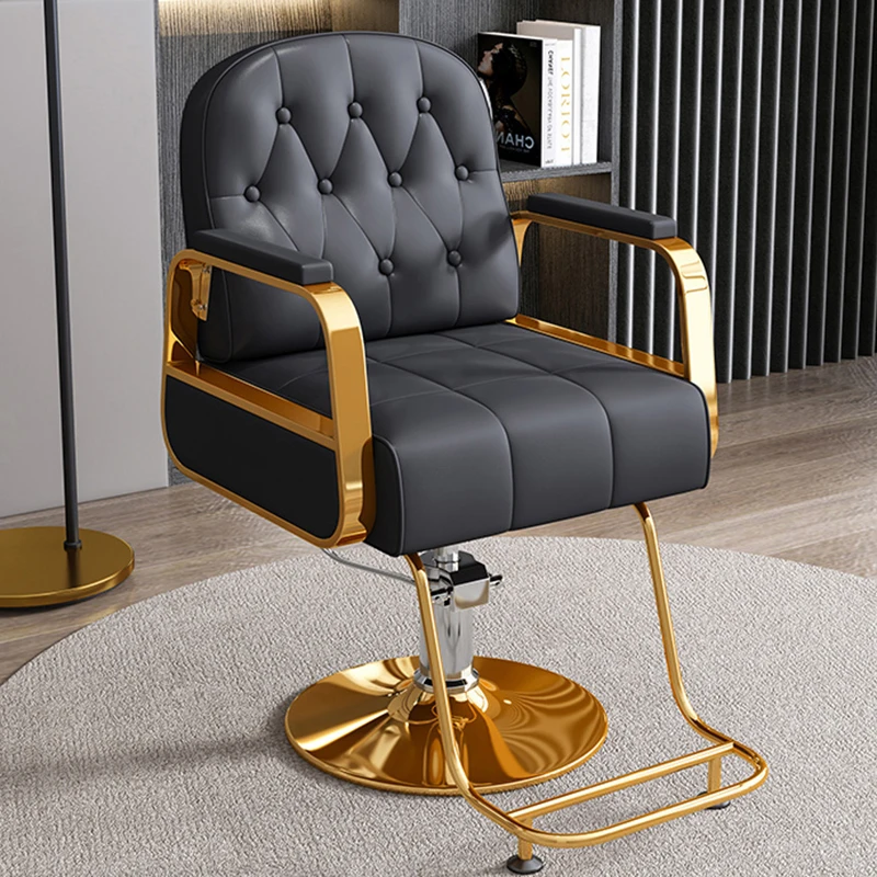 

Luxury Chair Armchairs Beauty Salon Chaise Barber Cosmetologist Furniture Professional Swivel Chairs Sillon De Barberia Stool