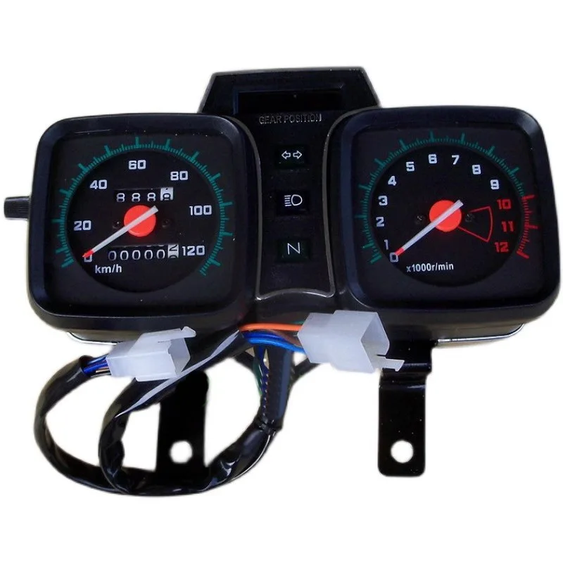 

Motorcycle Tachometer Speedometer for Suzuki Haojue Qingqi GS125 RPM/Min Speed Meter Clock Instrument K/M Gauge