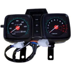 Motorcycle Speedometer for Suzuki Haojue Qingqi Lifan Dayun for GS125 HJ125 QS125 RPM/Min Speed Meter Clock Instrument K/M Gauge