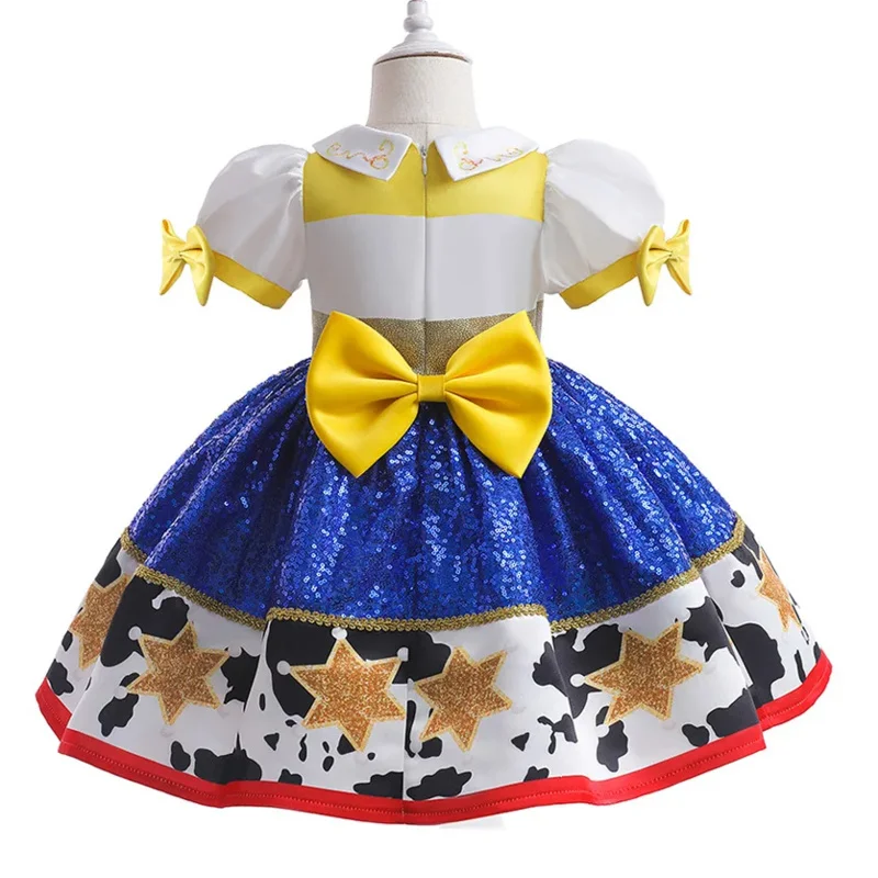 Halloween Carnival Kids Toy Story Cosplay Jessie Princess Dress For Girls Masquerade Birthday Party Stage Play Boy Woody Costume