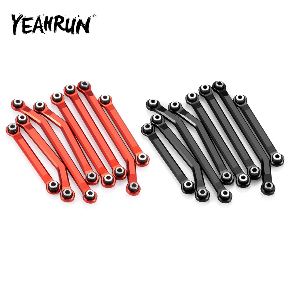 

YEAHRUN Aluminum Alloy Linkage Link Rod Set for HPI venture HILUX 1/18 RC Truck Car Upgrade Parts