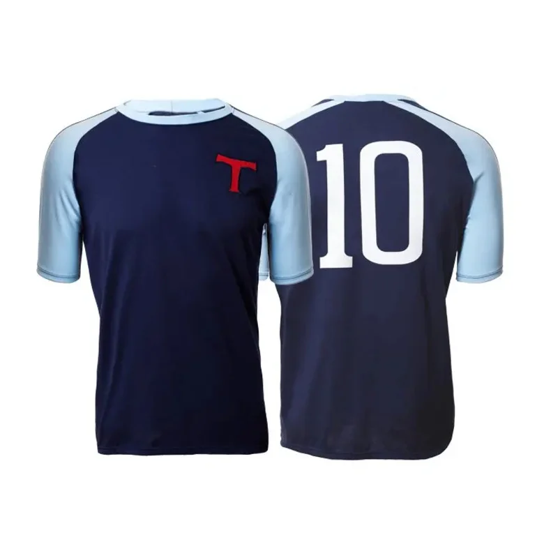 LENDERS メンズ シャツ、サイズ 10 シャツ、翼キャプテン ジャージ、ATTON キッズおよび大人用半袖 T シャツ